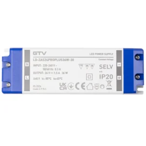 Zasilacz LED PRO+ 36W 24V IP20 do taśmy LED GTV