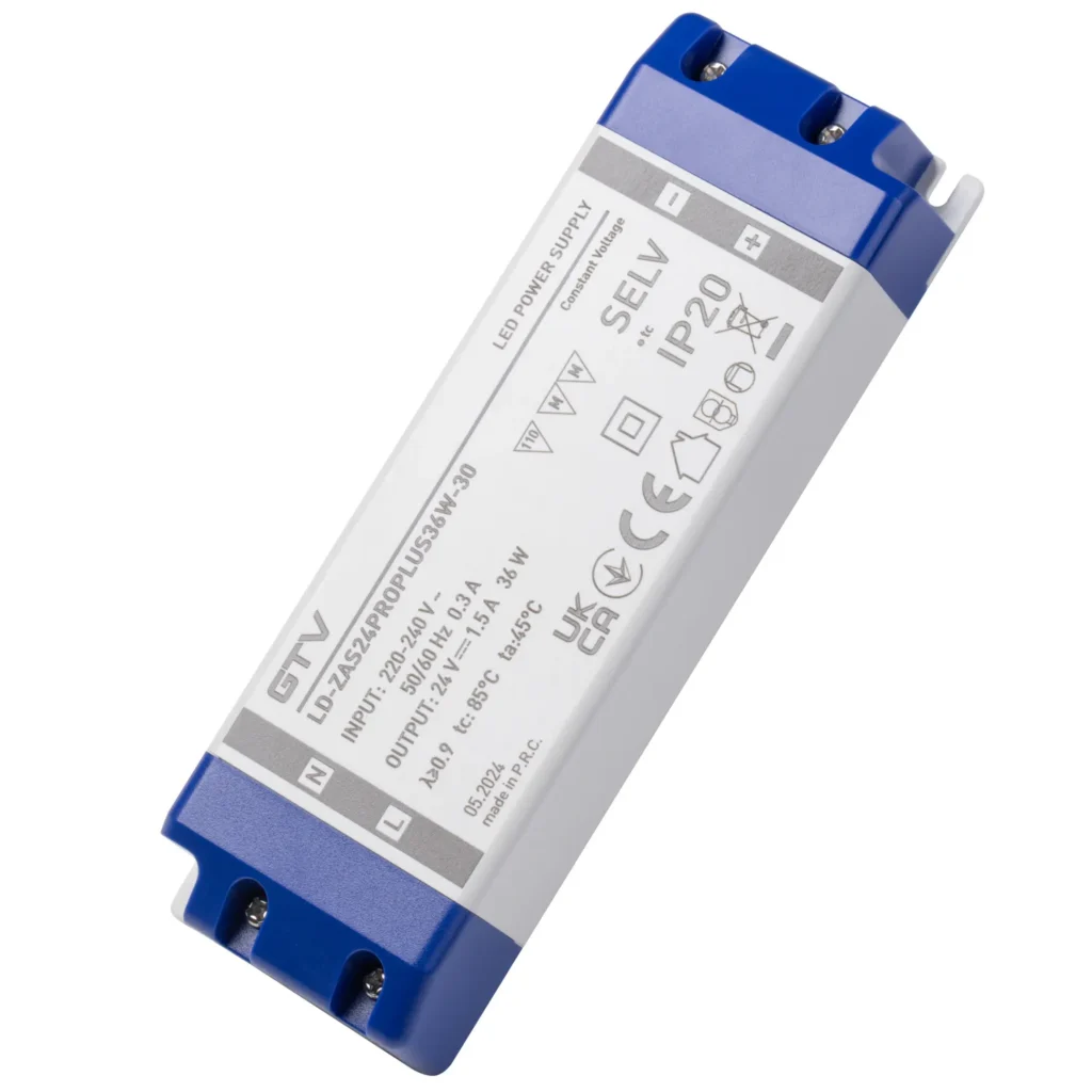 Zasilacz LED PRO+ 36W 24V IP20 do taśmy LED GTV
