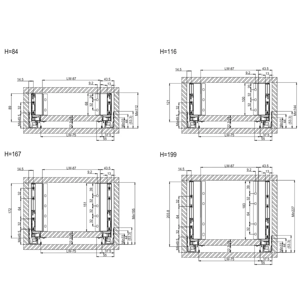 Szuflada ELITE BOX AMIX
