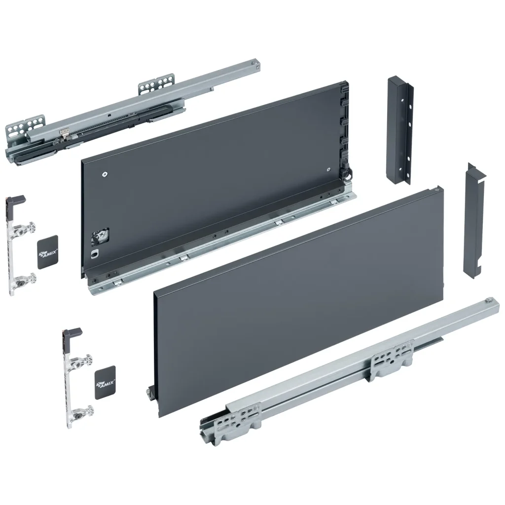Szuflada ELITE BOX H-199mm Bardzo Wysoka antracyt AMIX