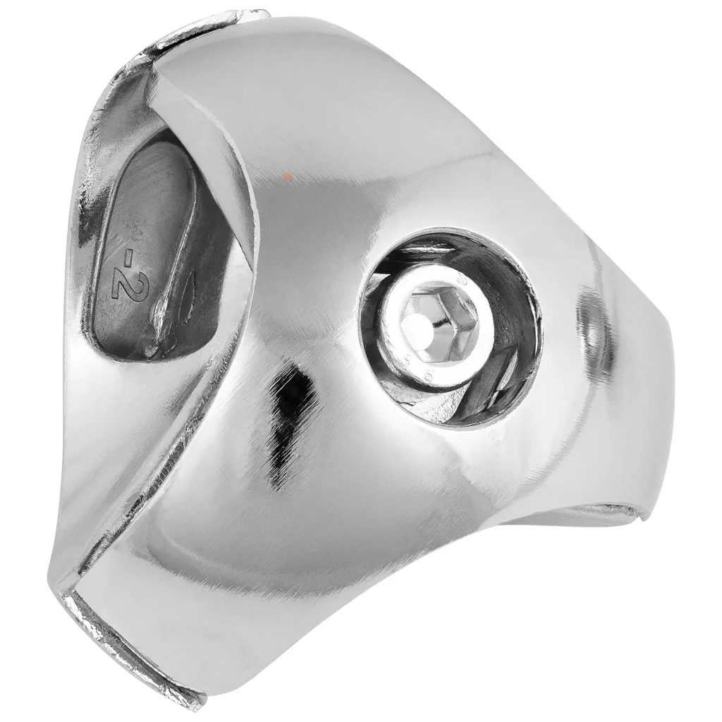 Złącze trzykierunkowe złączka do drążka rury fi 25mm - chrom