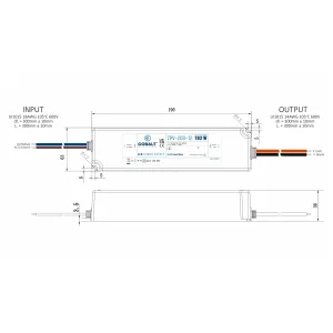 Zasilacz montażowy hermetyczny Cobalt Electro do taśm LED 12V
