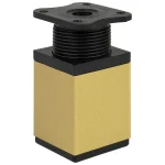 Nóżka meblowa kwadratowa regulowana h-150 aluminiowa Złoto brokat