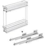 Kosz Cargo MovixPro 2P boczny prawy Biały Chrom GTV