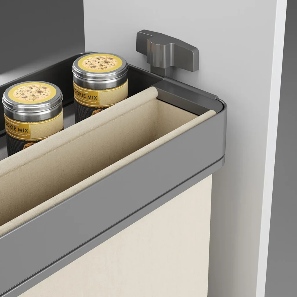 Kosz Cargo Boczne na pieczywo HARMONY Antracyt do szafki 30 Emuca