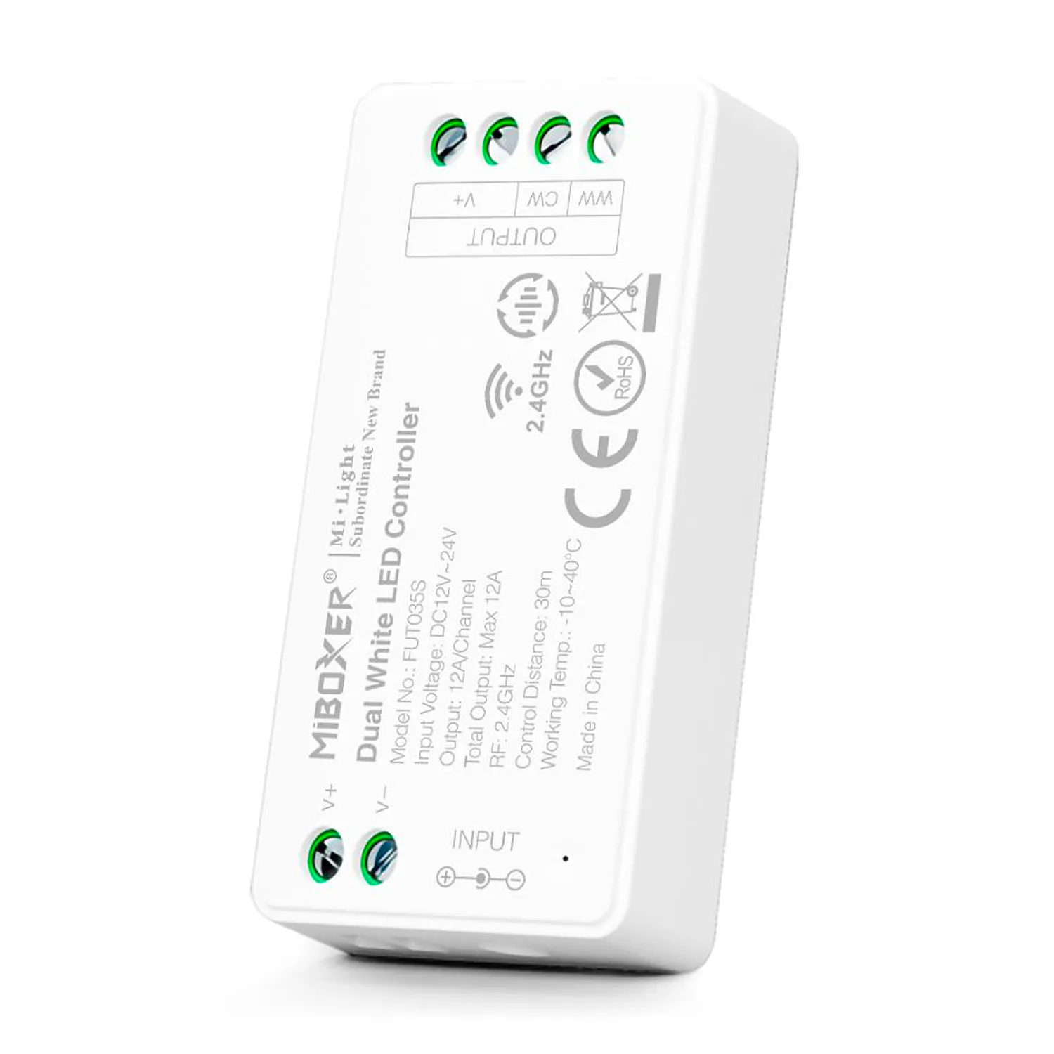 Kontroler LED FUT035S Sterownik 2w1 taśma LED 12-24V 12A RF CCT