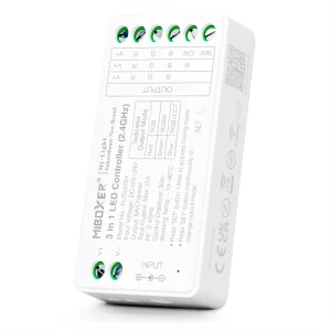 Kontroler LED FUT037S+ Sterownik 3w1 taśma LED 12-24V 12A RGB / RGBW / RGBCCT