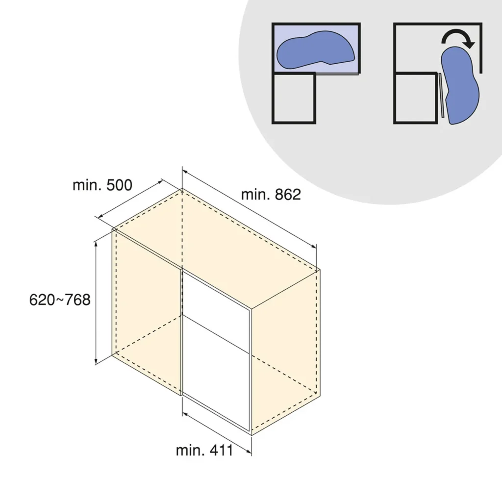Cargo Magic Corner LAKE 900mm Nerka Harmony PRAWY Antracyt