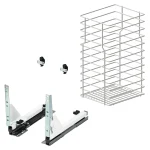 Kosz Cargo na bieliznę płytki L-300 CICHY DOMYK Biały REJS