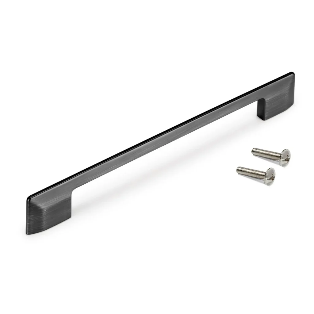 Uchwyt meblowy do szafek Baltimore rozstaw 128mm Tytan EMUCA