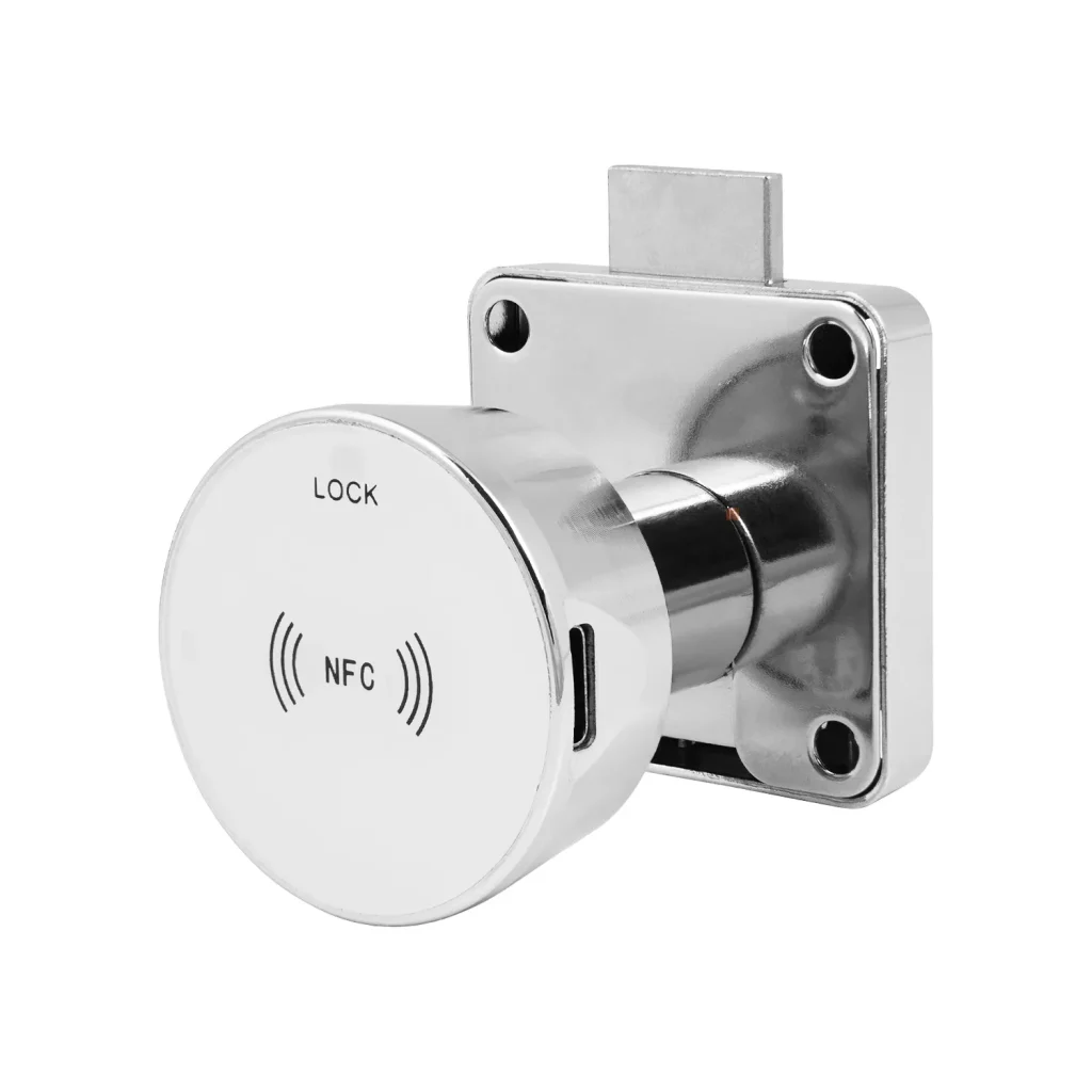 Elektroniczny zamek meblowy kwadratowy na Kartę Dostępu NFC RFID