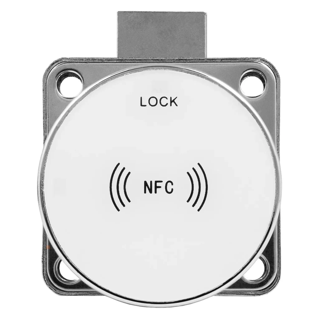 Elektroniczny zamek meblowy kwadratowy na Kartę Dostępu NFC RFID