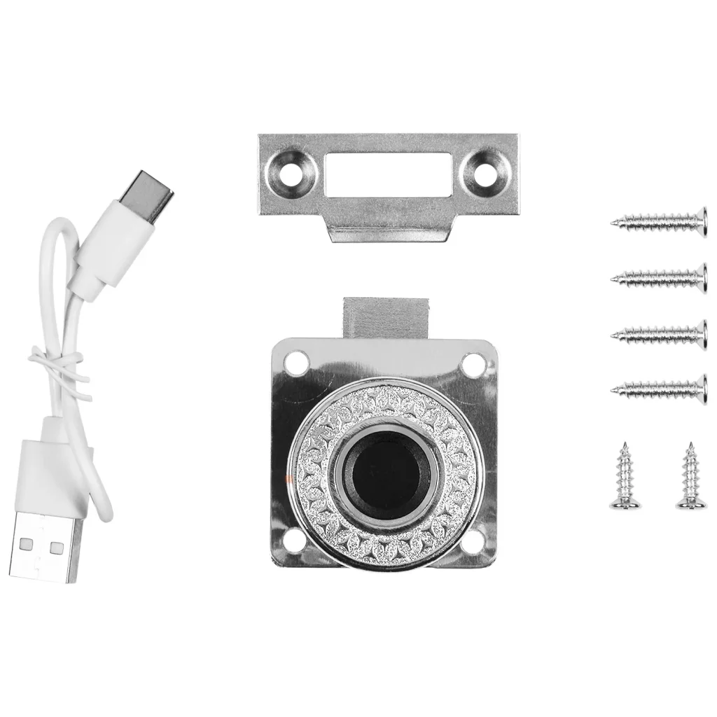 Elektroniczny zamek meblowy kwadratowy na Odcisk palca