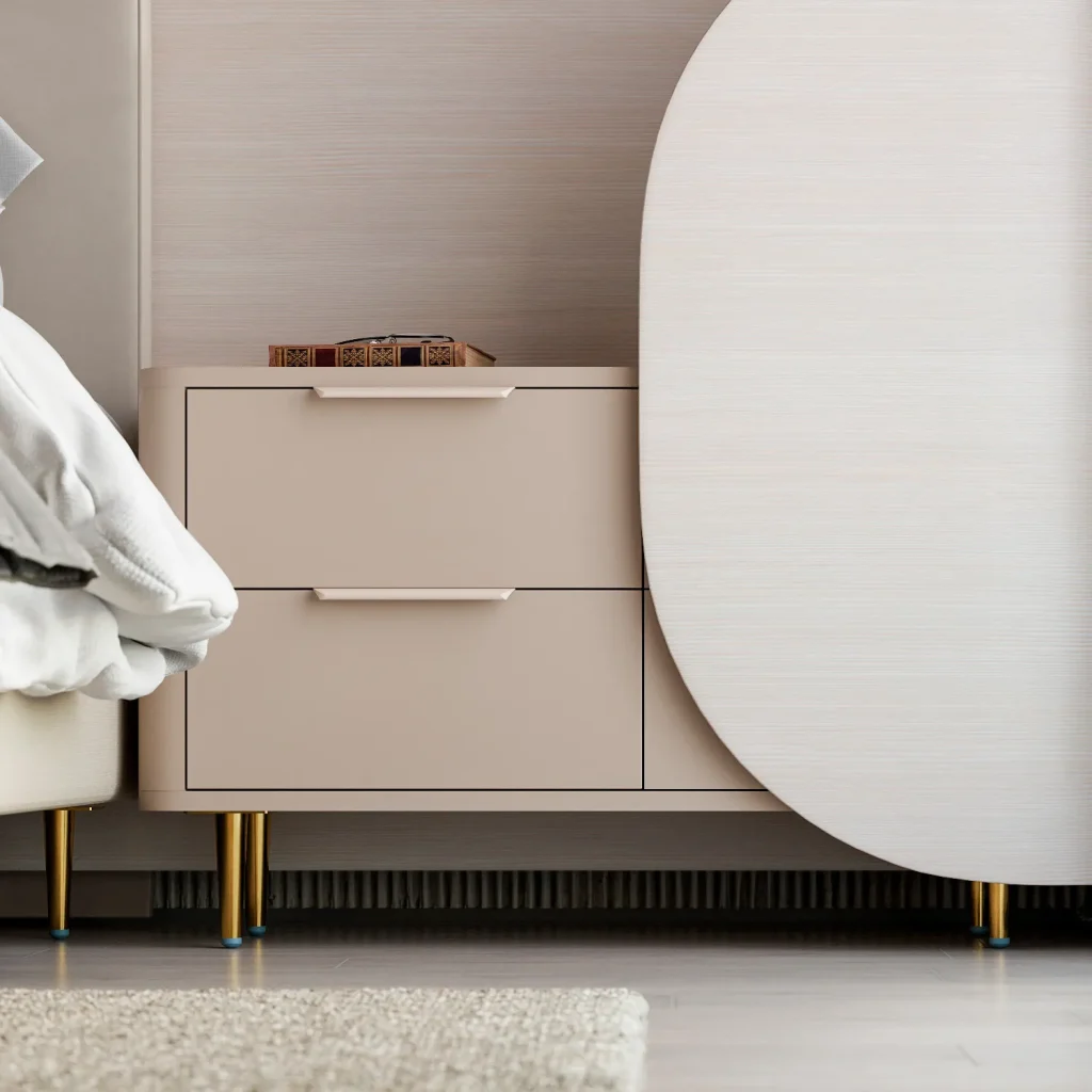 Uchwyt meblowy krawędziowy GTV HEXA, C=2x256 mm, L=596 mm - KASZMIR