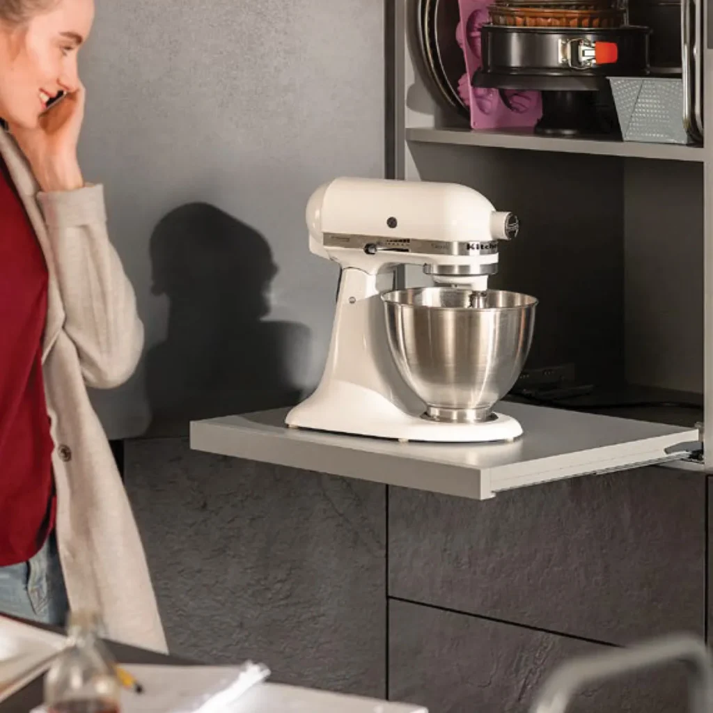 Zestaw - szuflada tackowa Movento L-500 pełny wysuw, Tip-On Blumotion BLUM