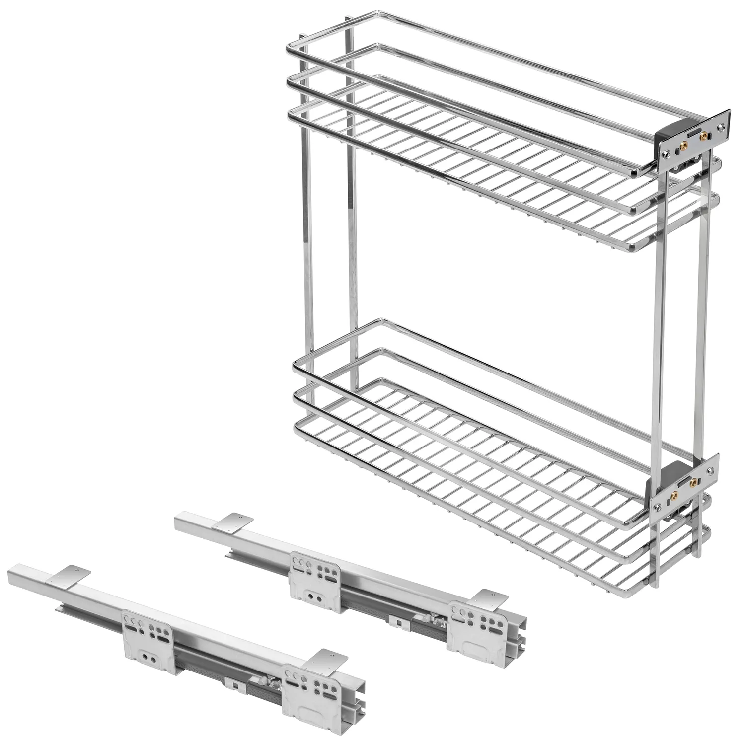 Kosz Cargo 20 2P Boczne Lewe Movix Druciany GTV Chrom CICHY DOMYK
