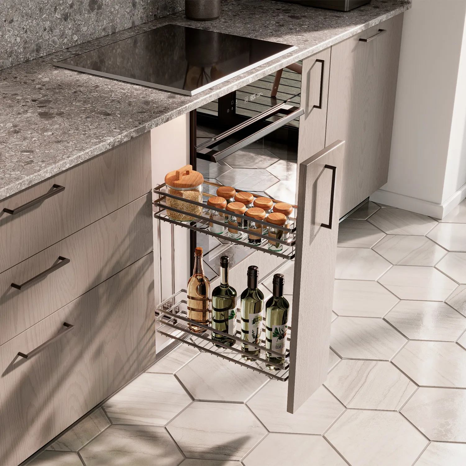 Kosz Cargo 2P Boczne Movix Druciany GTV Chrom CICHY DOMYK