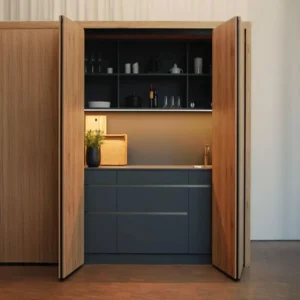 Hawa Folding III Push 25 kg/ tor dł.2100 mm/ H 1900-2700 mm / set.(4 drzwi)/ lewa+prawa czarny