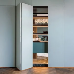 Hawa Folding III Push 25 kg/ tor dł.2100 mm/ H 1900-2700 mm / lewa czarna