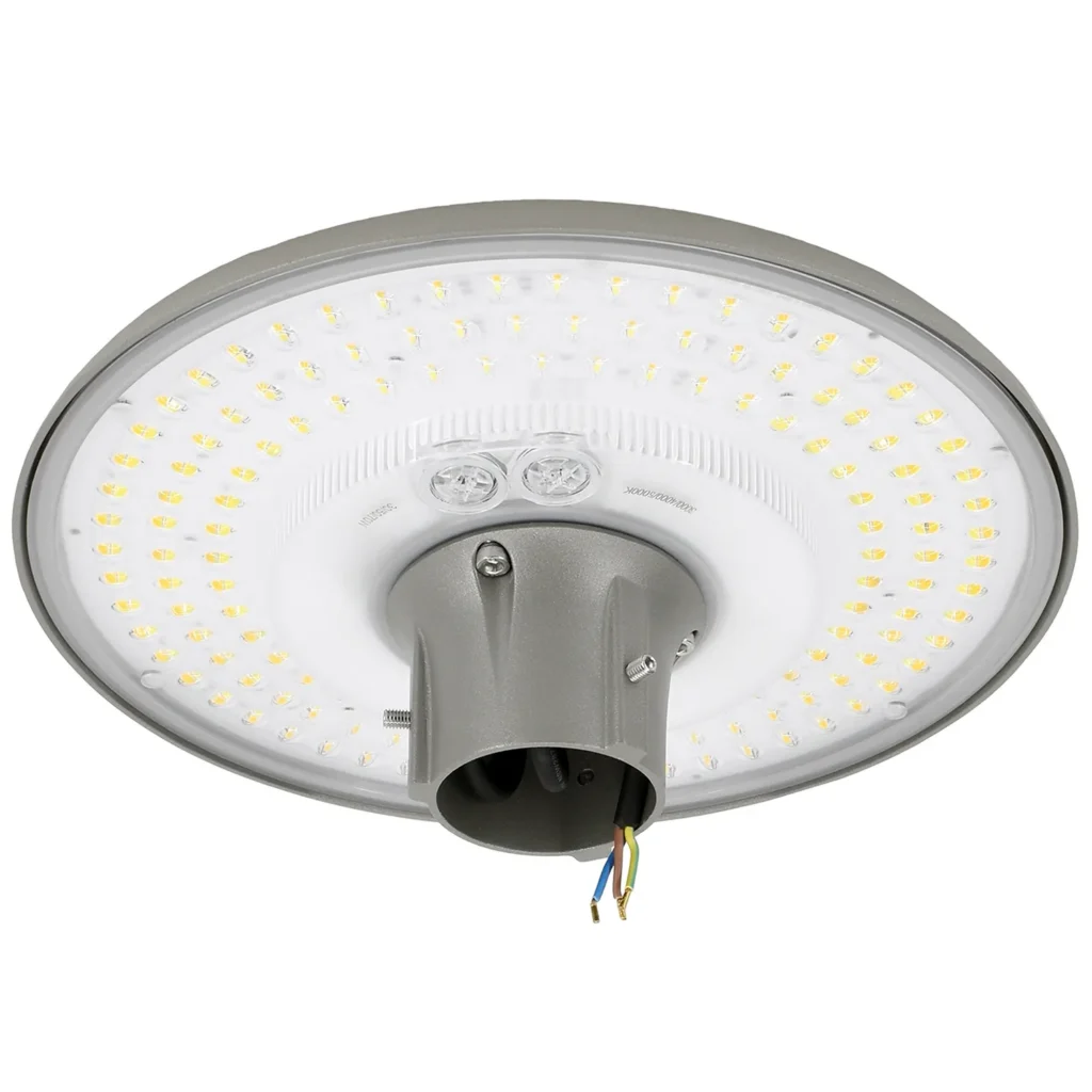 Lampa uliczna oprawa LED GARDENIA zasilanie sieciowe 30W/50W/70W CCT SZARY