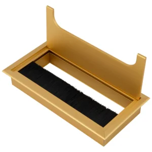 Przepust kablowy aluminiowy prostokątny 80x160mm MERIDA Złoty