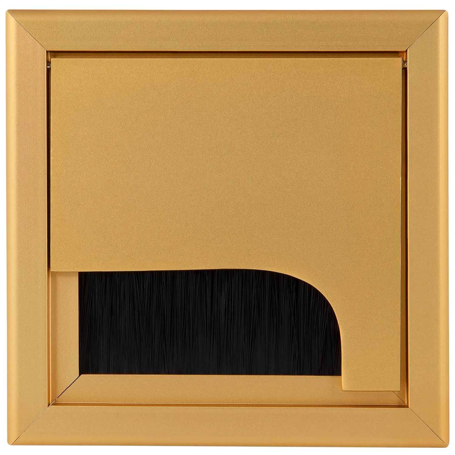 Przepust kablowy aluminiowy kwadratowy 80x80mm Złoty