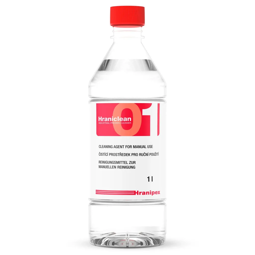 Środek płyn czyszczący meble z kleju markerów długopisu Hraniclean 01 1L
