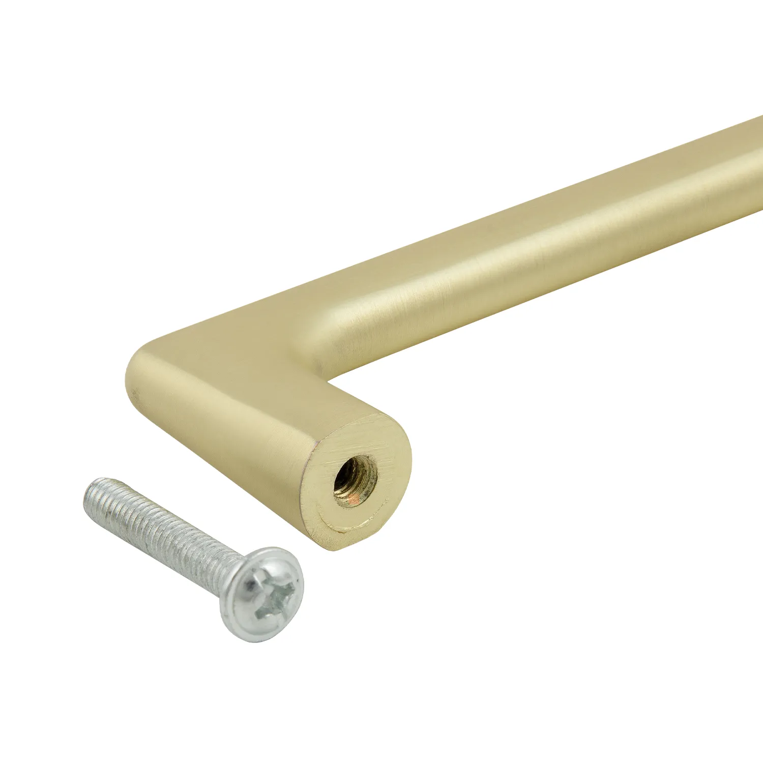 Uchwyt meblowy do szafek rozstaw HD-149 128mm Złoty szczotkowany