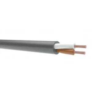 Przewód elektryczny Okrągły giętki linka OMY 2x0,5mm² czarny 1mb