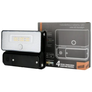 Naświetlacz solarny lampa LED SOKER 8W 1000LM IP54 CCT CZUJNIK PIR