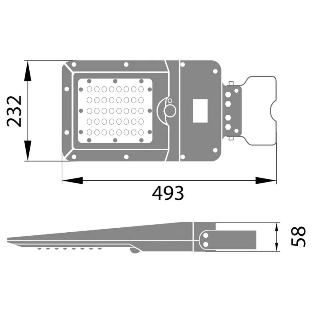 Lampa Solarna uliczna oprawa LED SOLGER 20W 3000LM IP65 CCT Czujnik