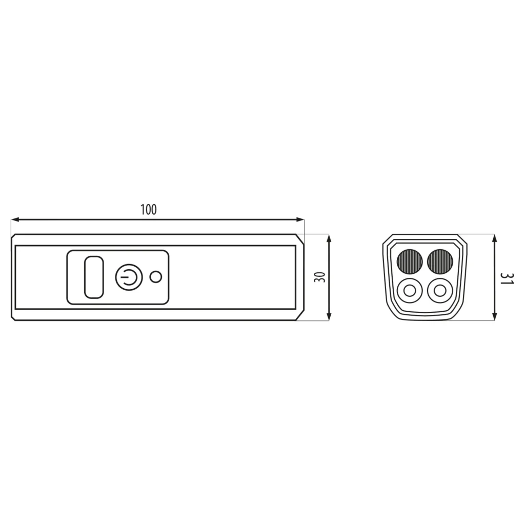 Lampka rowerowa LED przednia akumulatorowa 600 lm USB-C IP65 2000mAh