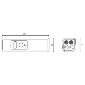 Lampka rowerowa LED przednia akumulatorowa 600 lm USB-C IP65 2000mAh
