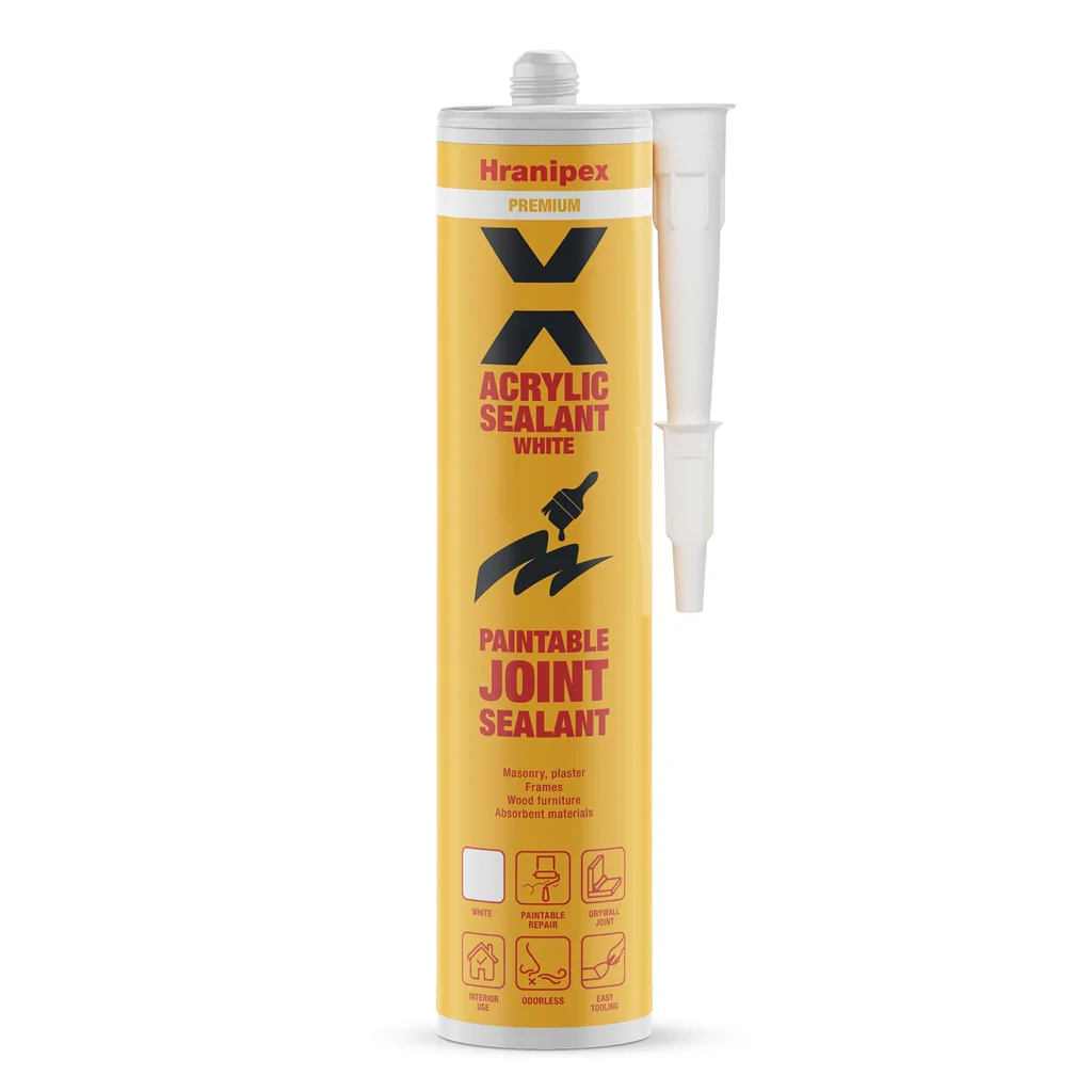 Uszczelniacz akrylowy BIAŁY - Acrylic Sealant WHITE HRANIPEX 280 ml