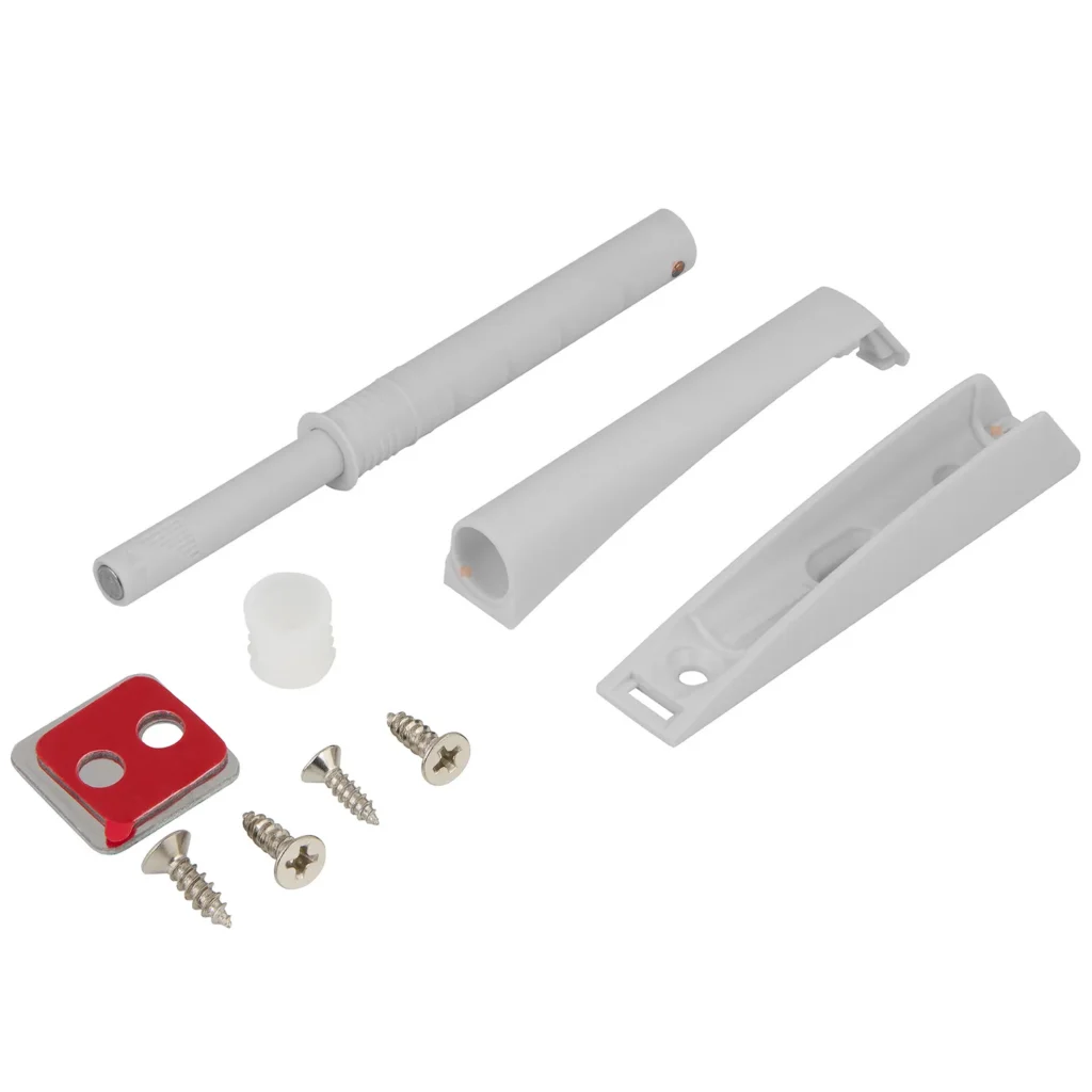 Odbojnik push to open od-07b z końcówką magnetyczną (zestaw) szary