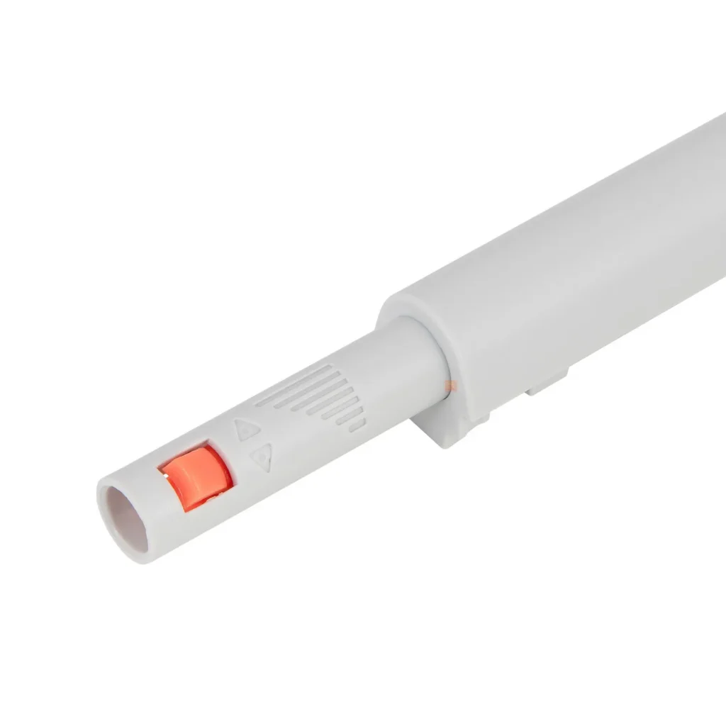 Odbojnik meblowy amortyzator od-08a push to open z zatrzaskiem mocny szary