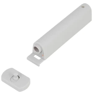 Odbojnik meblowy amortyzator od-08a push to open z zatrzaskiem mocny szary